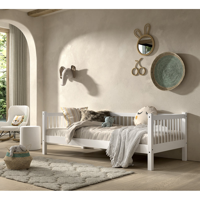FORREST Buche bunk bed with LF 90x200 cm, incl. slatted frame, solid white beech