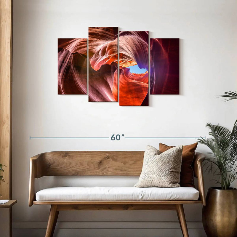 Alvord tourbillon supérieur Antelope Canyon, H 27 po x l 43 po