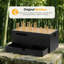 Organisateur de station de charge en bambou, support de chargeur 2 couches avec tiroir, naturel et noir-513288684