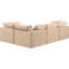 Ensemble modulaire de coin en velours 4 pièces Itala-94482401