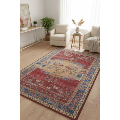 Tapis décoratif rouge Soul Soul