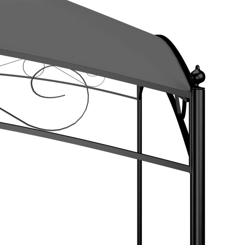 Slough 3m x 4m Steel Pop-Up Gazebo, Anthracite