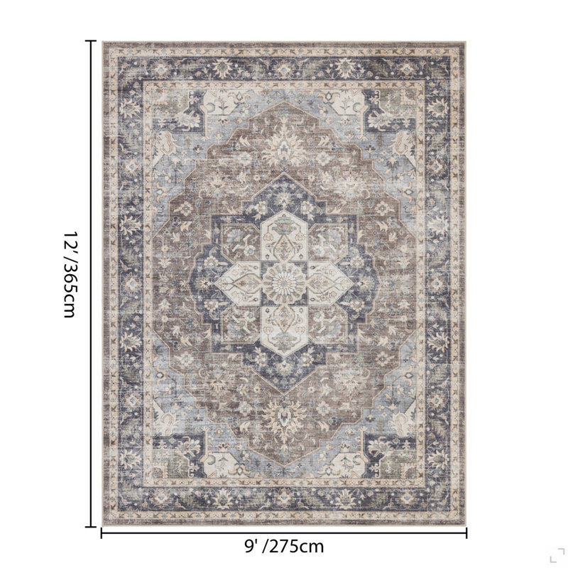 Premier  9x12 Brown Area Rug