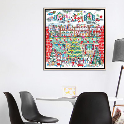 Santa's Toy Shop - reproduction d'art mural