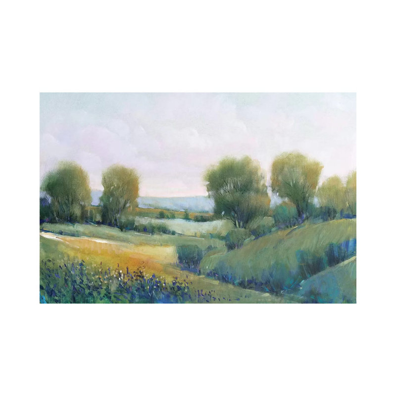 «Paysage II» par Timothy O 'Toole - peinture sur toile tendue, H 18 po x l 26 po x P 1,5 po