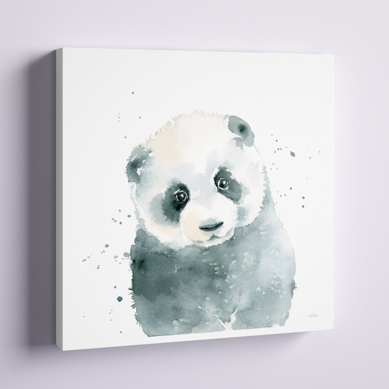 «Panda Cub» par Katrina Pete - reproduction, H 12 po x l 12 po