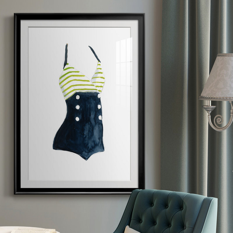 Impression vintage encadrée de qualité supérieure - Prêt à accrocher, Noir, H 26,5 po x l 36,5 po x P 1,5 po