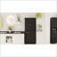 Armoire de rangement Kitchen Pantry, armoire autoportante noire 71 po avec 4 portes, tiroir, 2 tablettes réglables | Panneau de fibres à densité moyenne E1 | Peinture UV-1400672158
