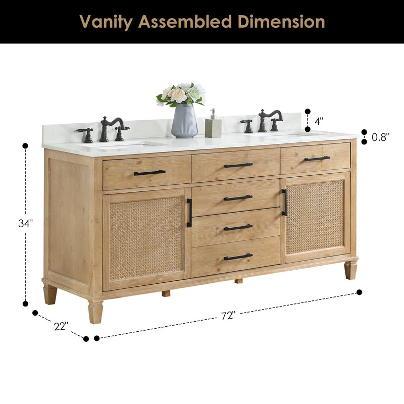 Meuble-lavabo double Armanno