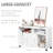 Printer Stand Home Office Mobile Cabinet Organizer Desktop With Caster Wheels,  Locking Breaks And Drawer,
