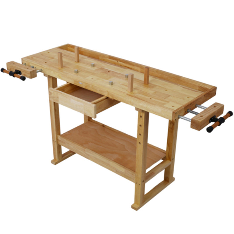 Établi en bois pour atelier et maison