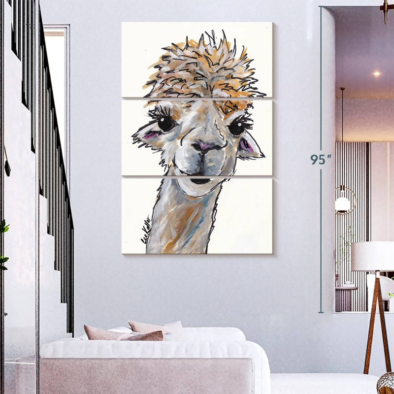 Brampt Alpaca Angel, 74" H x 48" W