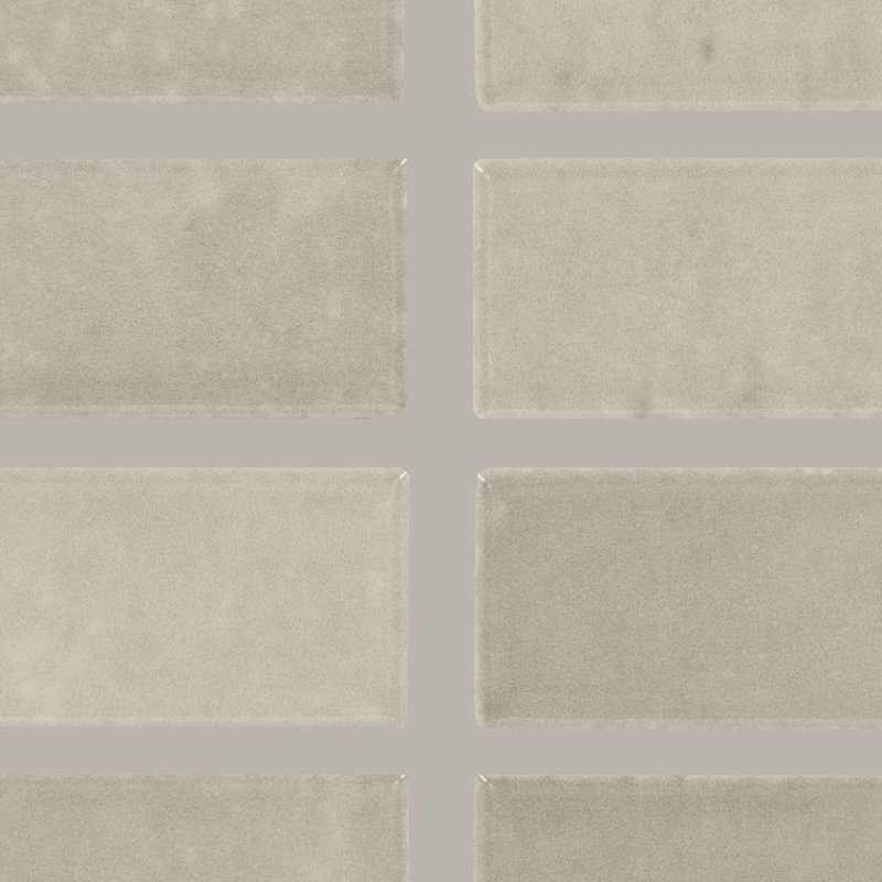 Daltile Miramo 1" x 6" Ceramic Straight Joint Wall Mosaic (10 PCS Per Carton) (8.30 SQFT Per Carton), Sand