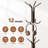 Freestanding Metal Coat Rack And Hat Hanger, Standing Coat Tree Organizer-1408077620