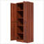 Garde-manger à 2 portes, armoire de rangement autoportante avec tablettes à 5 niveaux et 2 tablettes réglables pour la salle à manger-1497900407