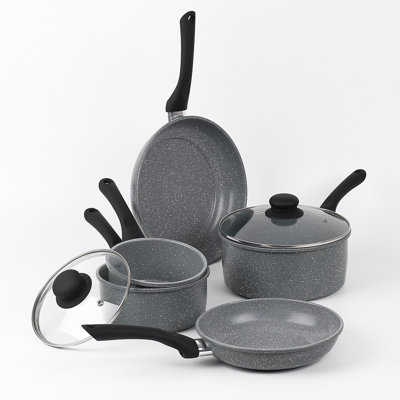 Symple Stuff 7 Piece Carbon Steel Non Stick Cookware Set