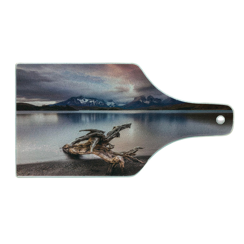 Planche à découper en verre trempé Ambesonne