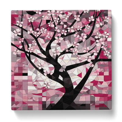 Cherry Blossom Tree Constructivism No.1 - Print