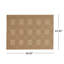 Tapis intérieur / extérieur naturel en polypropylène naturel 5 pi 3 po x 7 pi