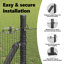150cm H x 2500cm W Steel Border Fencing