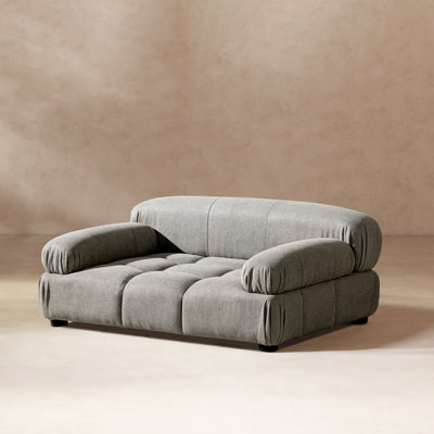 Marcel Upholstered Modern Pet Bed, Small To Medium Dog Or Cat