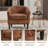 Accent Chairs,modern Barrel Club Chair For Living Room,arm Chair With Nailhead Trim And Diamond Grid Backrest（set Of 2）-1786473240