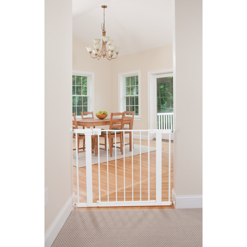 Easy Install Walk-Through Safety Gate, White