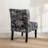 Volia Capa Print Fabric Armless Contemporary Accent Chair-787653004