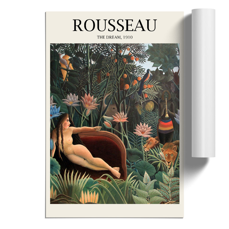 The Dream by Henri Rousseau - No Frame Print, 59cm H x 42cm W x 0.1cm D
