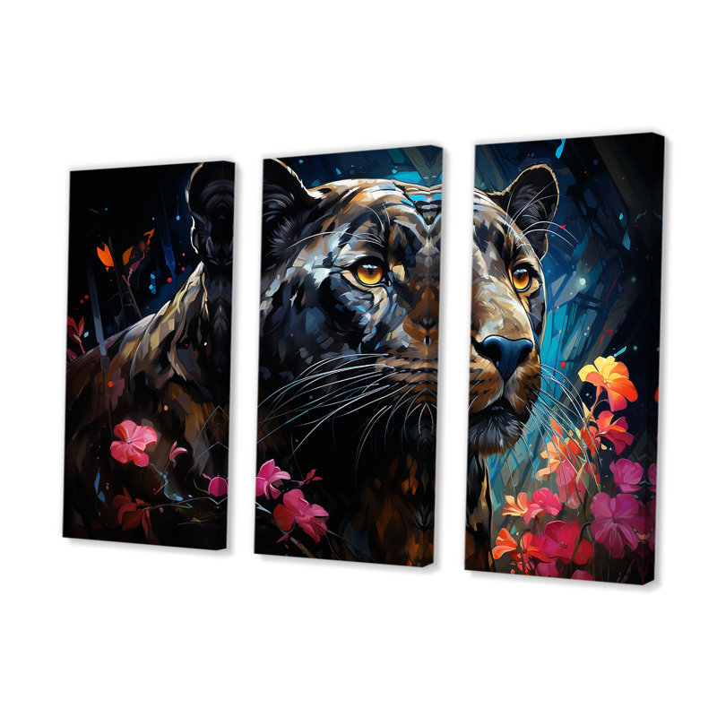 Ensemble de salon Dreamy Panther Nocturne, H 28 po x l 36 po x P 1 po