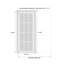 Sliding Pocket Door | IMPERIAL 1811 White Enamel | Kit Rail Hardware | Solid Wood Interior Bedroom Doors-114616209