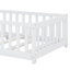 Lit simple au sol avec clôture, sans porte-1491635567