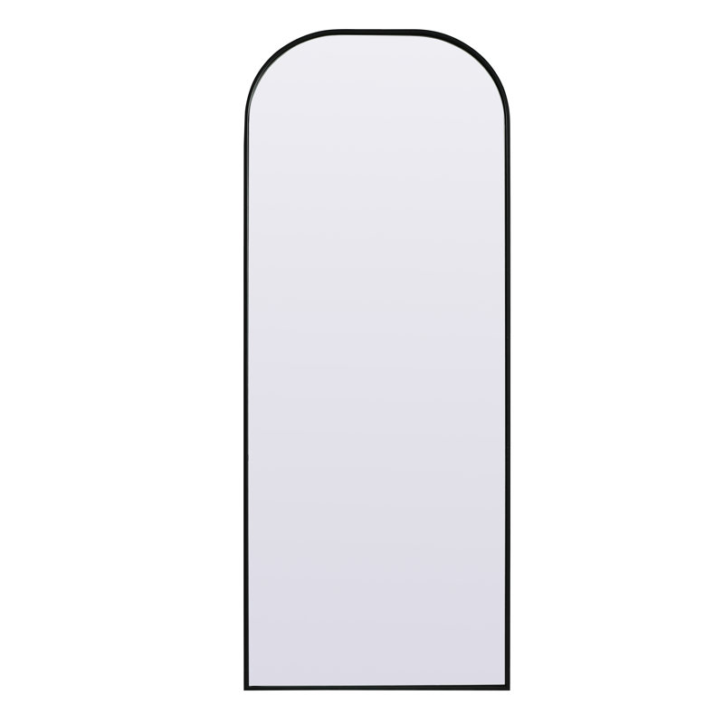 Miroir de plancher Sabine, Noir, 74 po x 28 po
