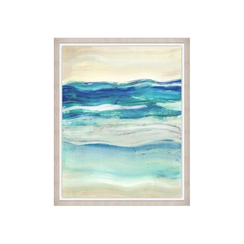 Pelagic Records VI Print by Elena Carlie, 38" H x 30" W x 1.5" D, Image Brush Gel