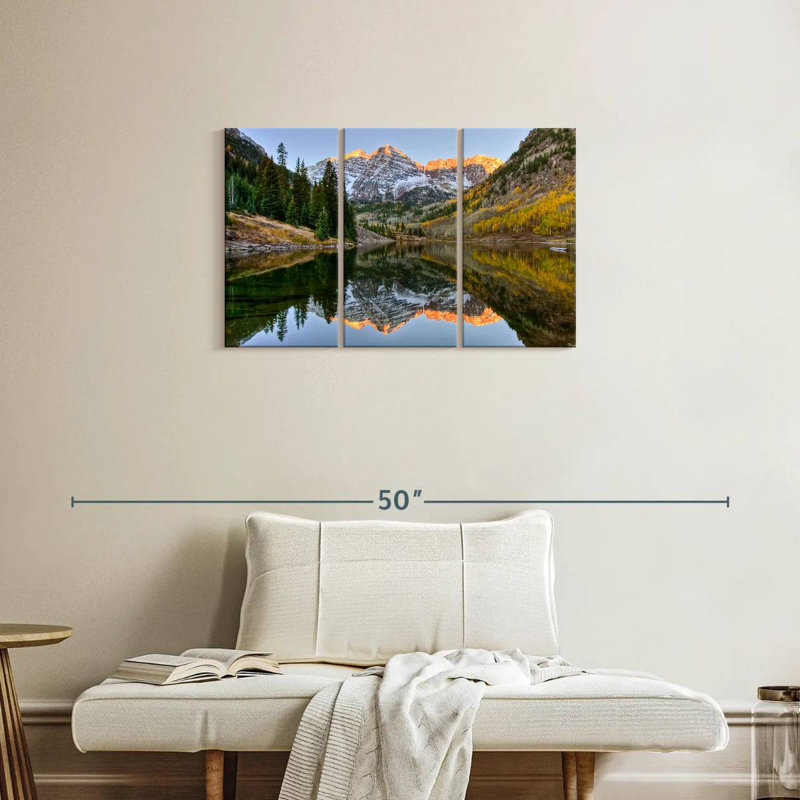 Alvord Maroon Bells Autumn Glow, H 20 po x l 33 po