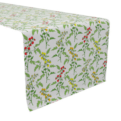 Rectangular Toile Cotton Twill Table Runner