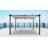 13 Ft. W x 9.5 Ft. D Aluminum Pergola with Canopy-61070420