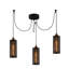 Driffield 3 - Light Black Cylinder Pendant