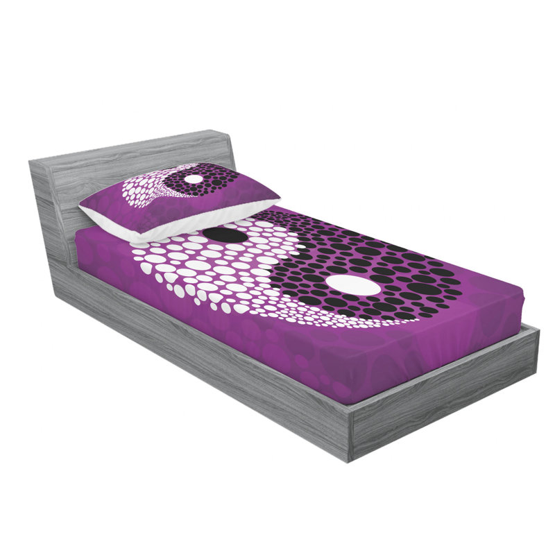 Microfiber Sheet Set, Twin Sheet Set with Fitted Sheet