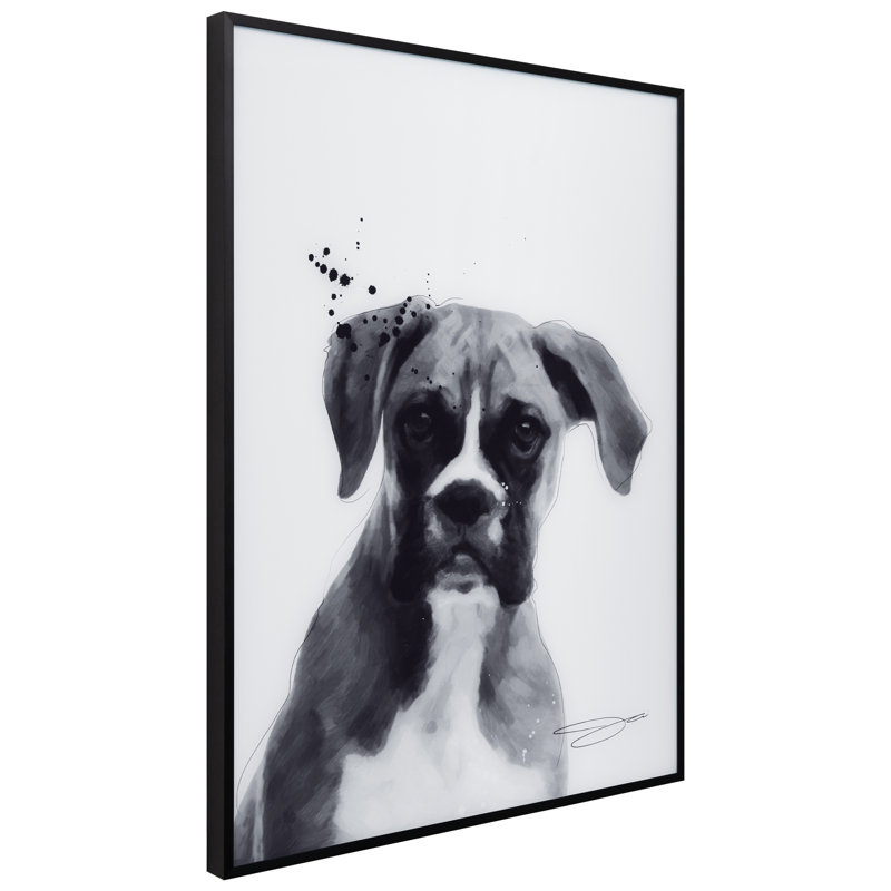 Boxer - cadre photo, impression sur verre