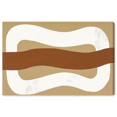 «Minimal Wavy I», art mural boho par 