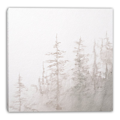 Art mural sur toile Fading Pines