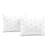 White Microfiber 3 Piece Comforter Set-940933266