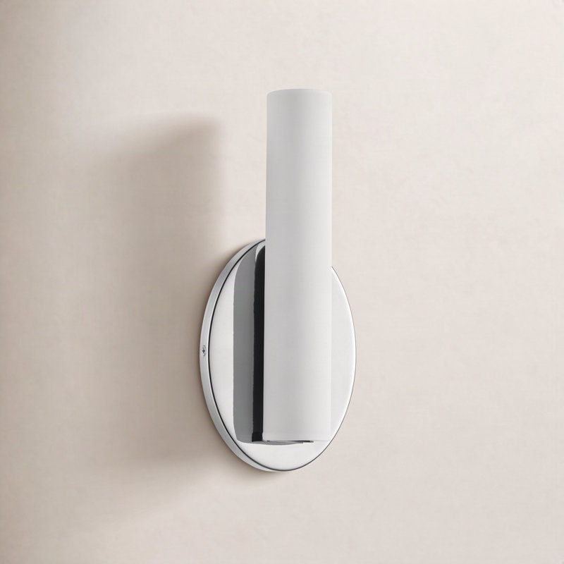 Delphine LED Flush Mounted Sconce, Polished Chrome
