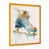 Impression dorée sur toile encadrée
