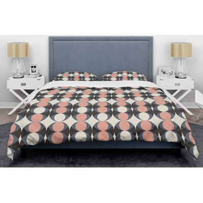 Ensemble de housse de couette rétro-century circulaire ii mid-century