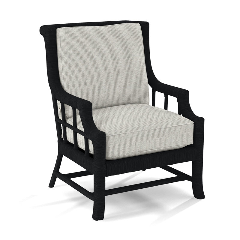 Fauteuil Lafayette, Noir, noir, noir, noir, Chenille rose / velours uni; 0809-14