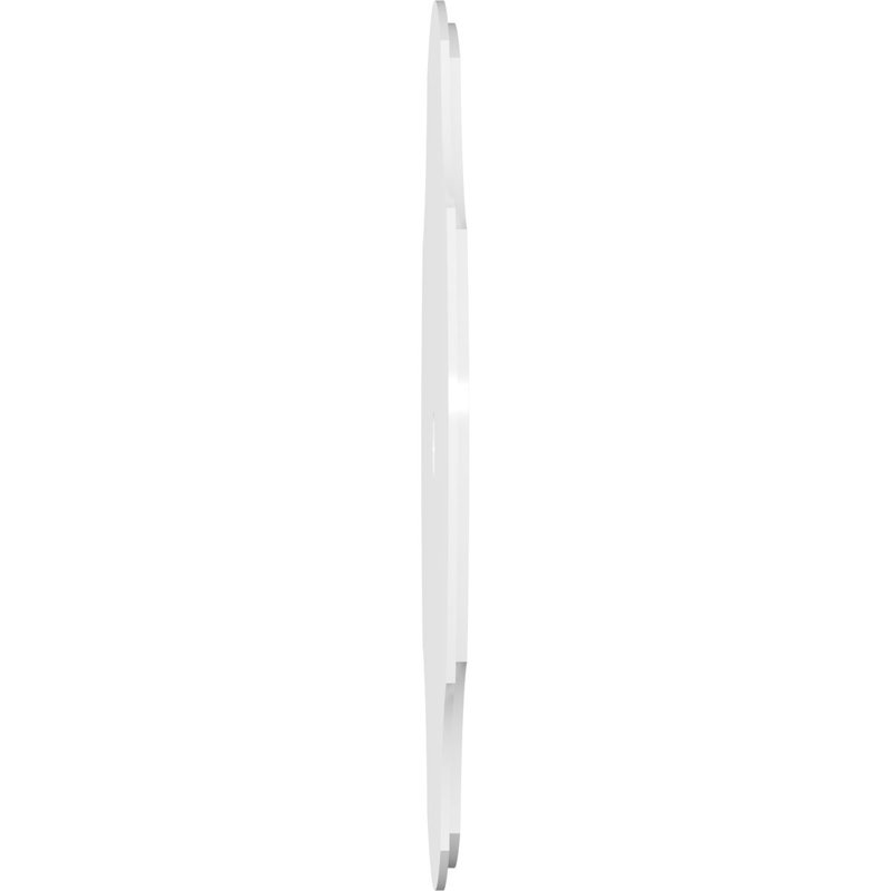 Diamètre intérieur de médaillon contemporain en PVC de 3 po Percival, H 24 po x l 24 po x P 1 po