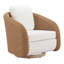Chaise pivotante Solara ivoire