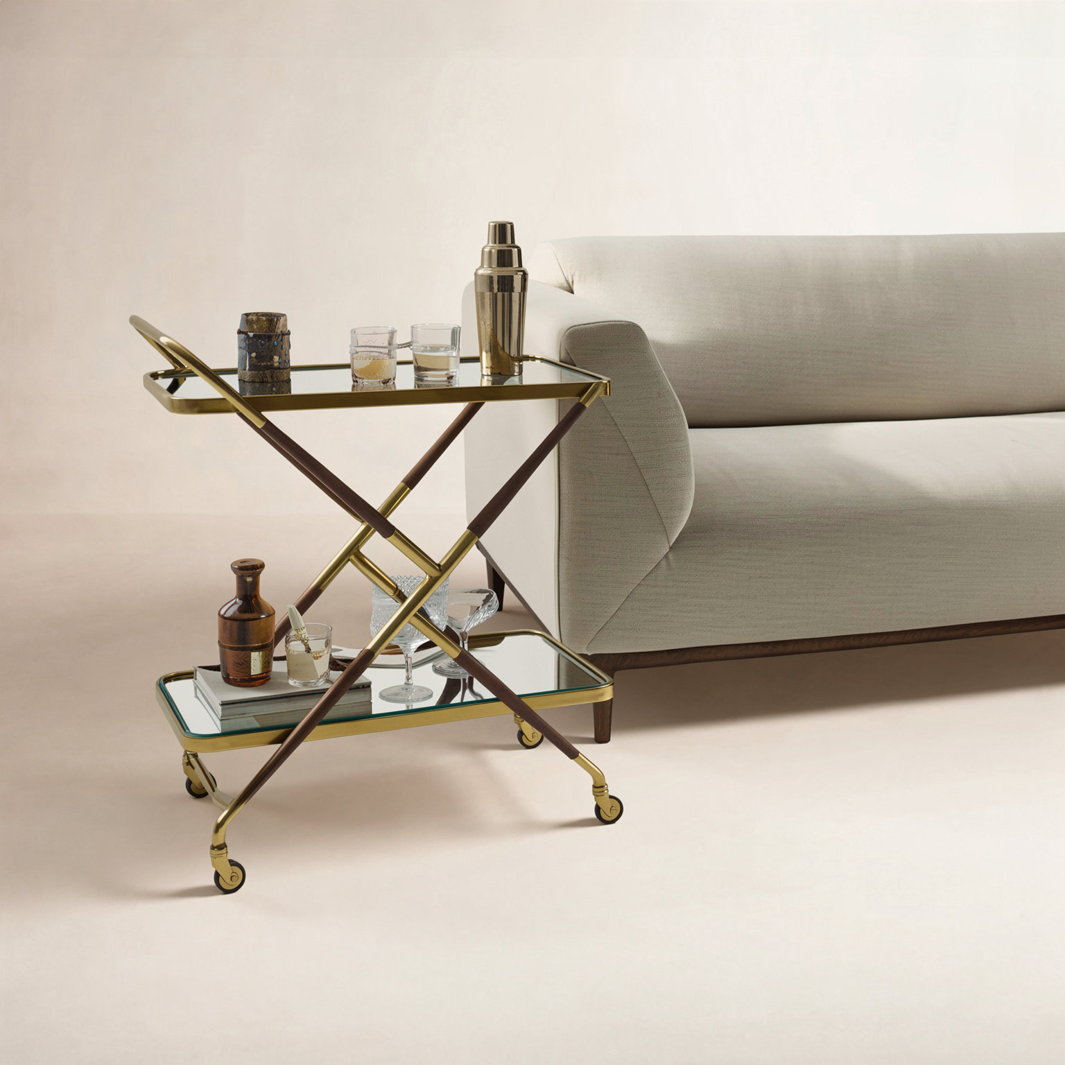 Stainless Steel Bar Cart